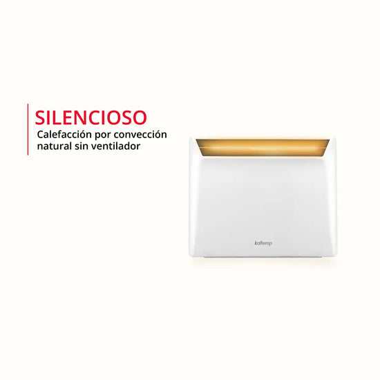 Estufa Electrica Calefactor Kaltemp Wally Inverter 1000W Wifi | 12m2