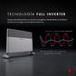 Estufa Eléctrica Kaltemp apolo Fabrics Inverter 1500W Wifi | 18m2