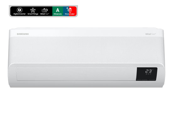 Aire Acondicionado Samsung 12000 BTU Wind-Free Inverter Frio Calor Wifi